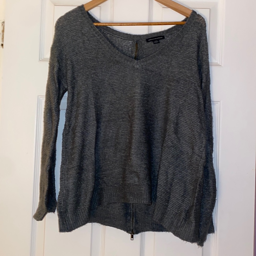 American eagle bell sleeve green sweater